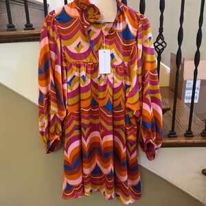 Adrienne Multicolor Geometric Dress